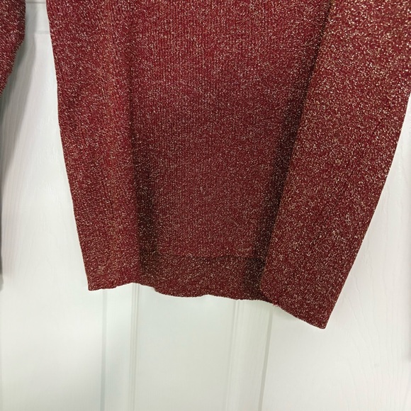 MNG Red/Orange Shimmer Top‎ Size 2XL - Picture 4 of 7